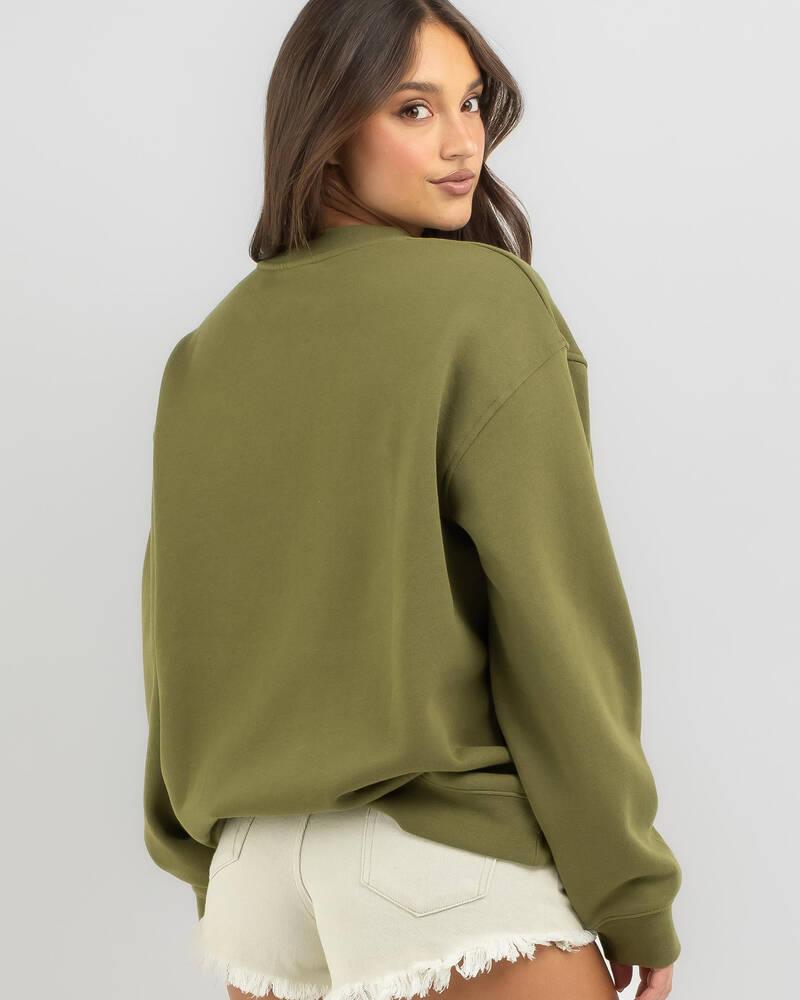 Hurley Co Crewneck Sweatshirt for Womens