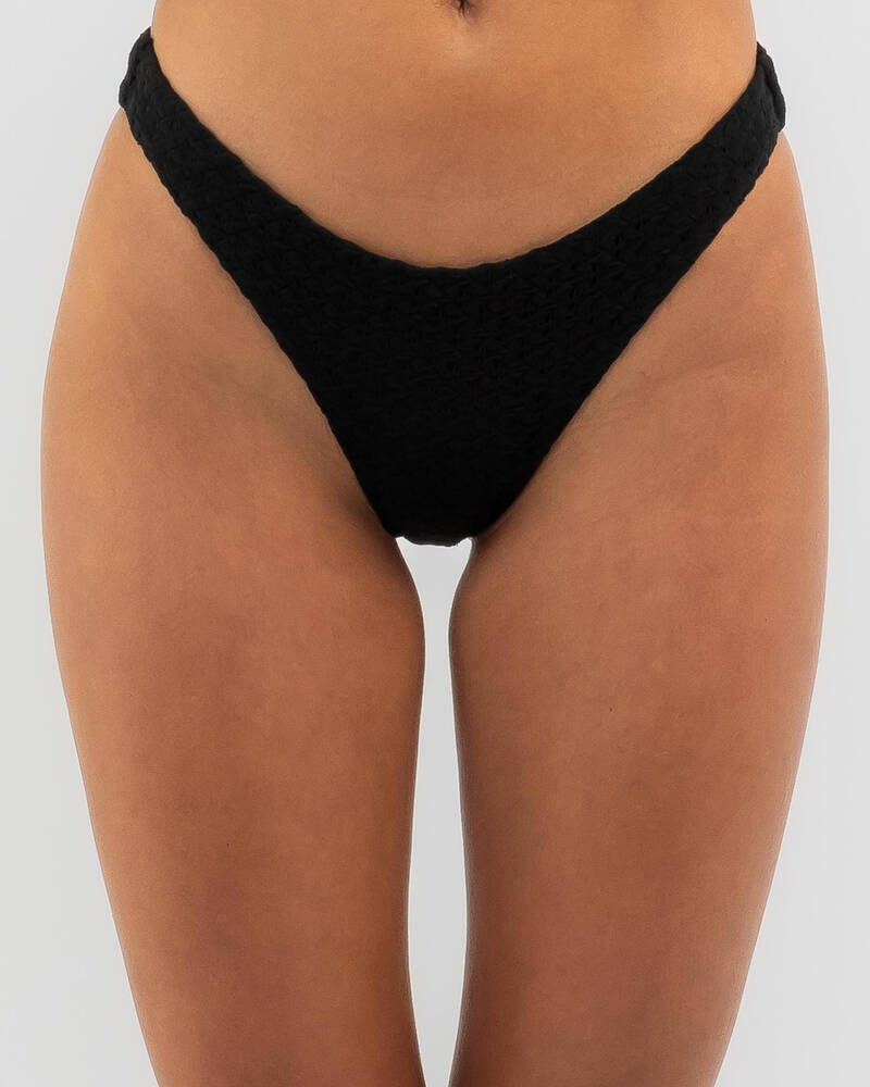 Kaiami Angel Crochet High Cut Bikini Bottom for Womens