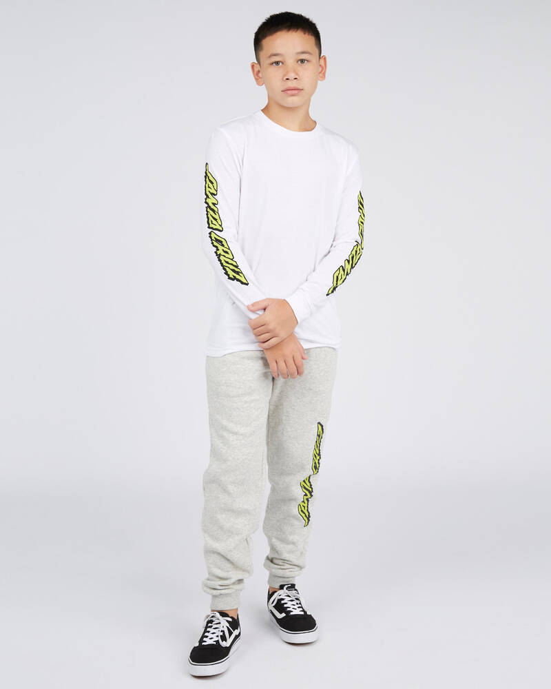 Santa Cruz Boys' Rob Hand Long Sleeve T-Shirt for Mens