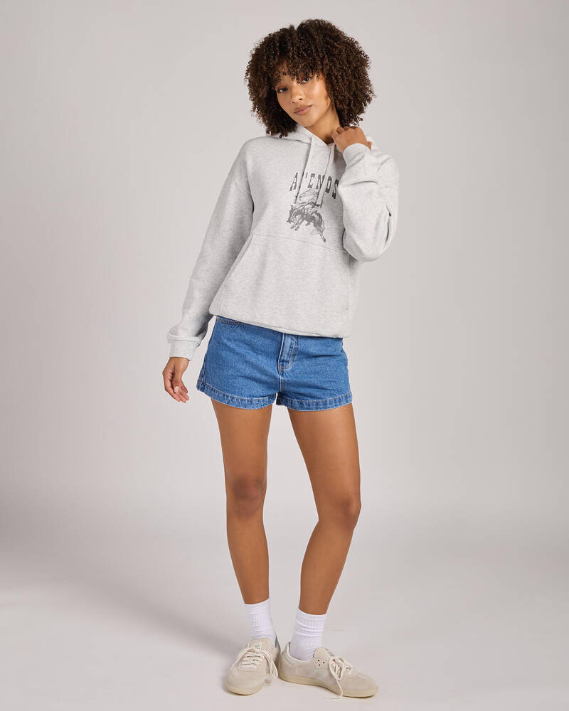 Afends Cosmic Cow Recycled Pull On Hoodie for Womens