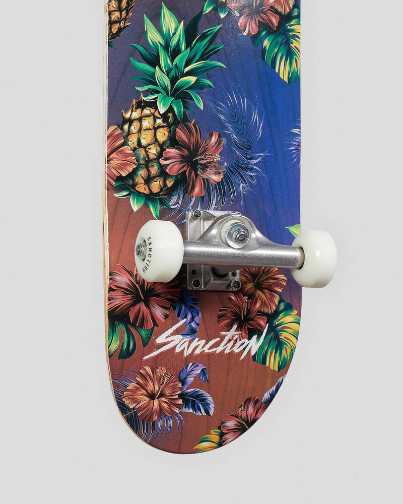 Sanction Tropical Vibes Complete Skateboard for Unisex