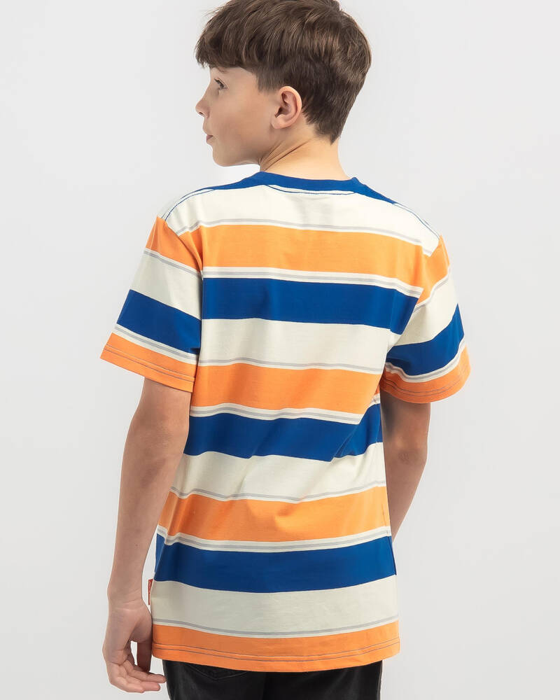 Santa Cruz Boys' Solid Strip Stripe T-Shirt for Mens