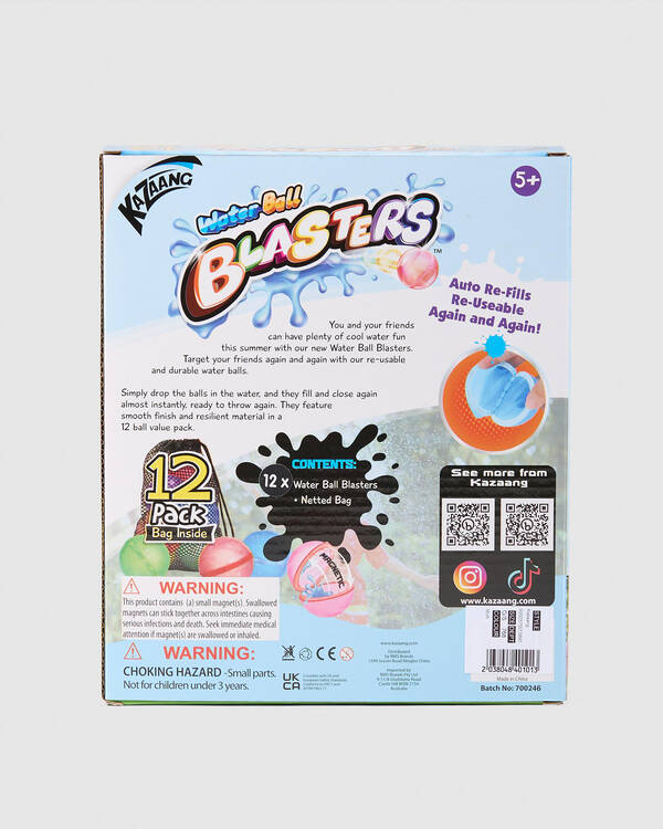 Kazaang Water Ball Blasters 12 Pack for Unisex