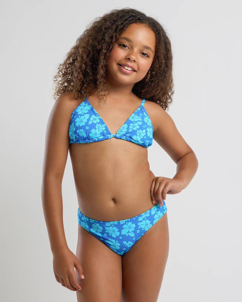 Kaiami Girls' Malibu Beach Triangle Bikini Set for Womens