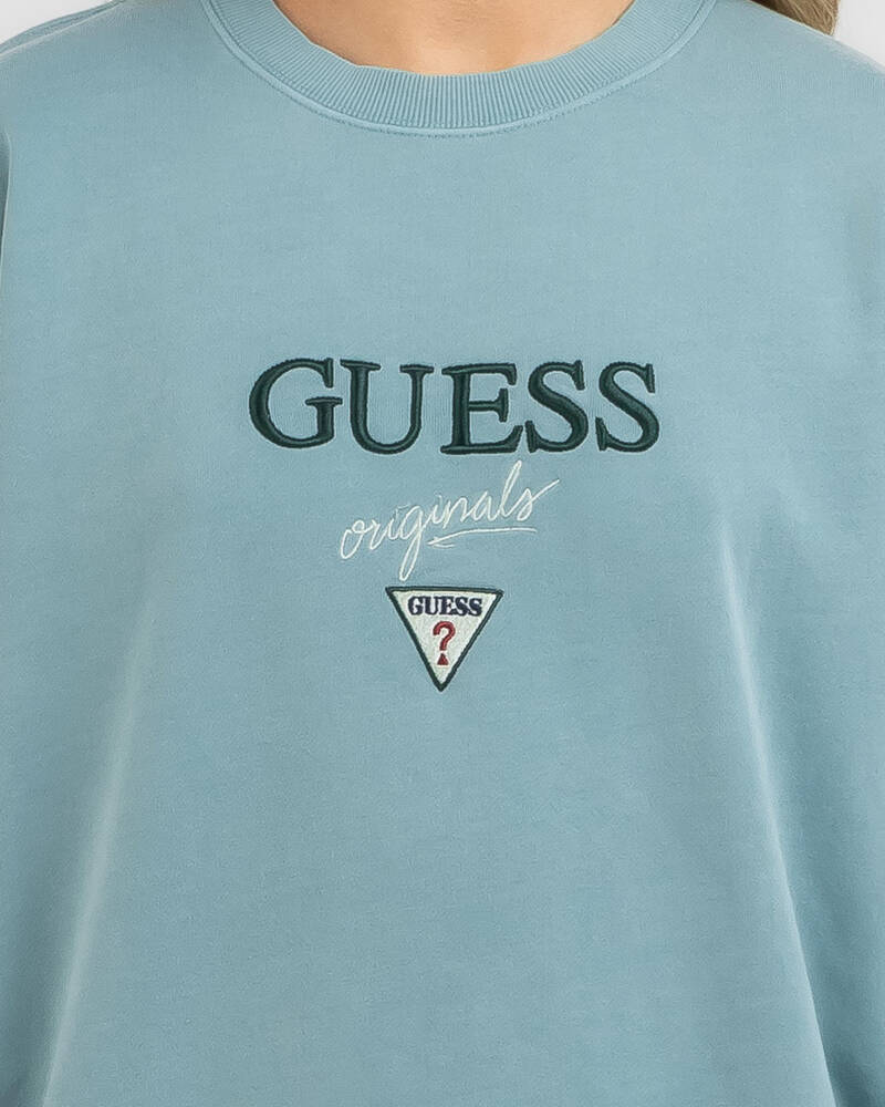 GUESS Originals Baker Logo Sweatshirt for Womens