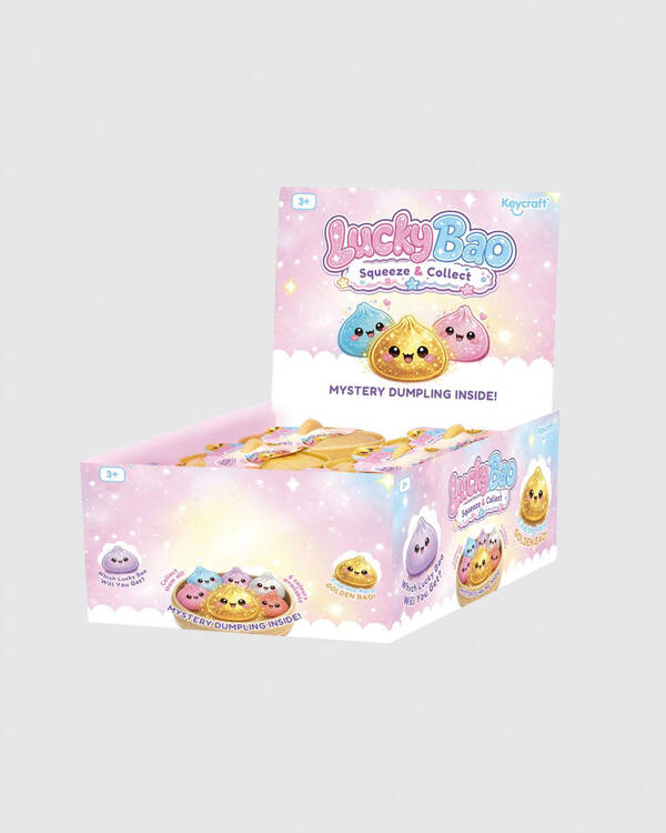 Keycraft Mystery Dumpling Squishy Fidget Toy Blind Box for Unisex