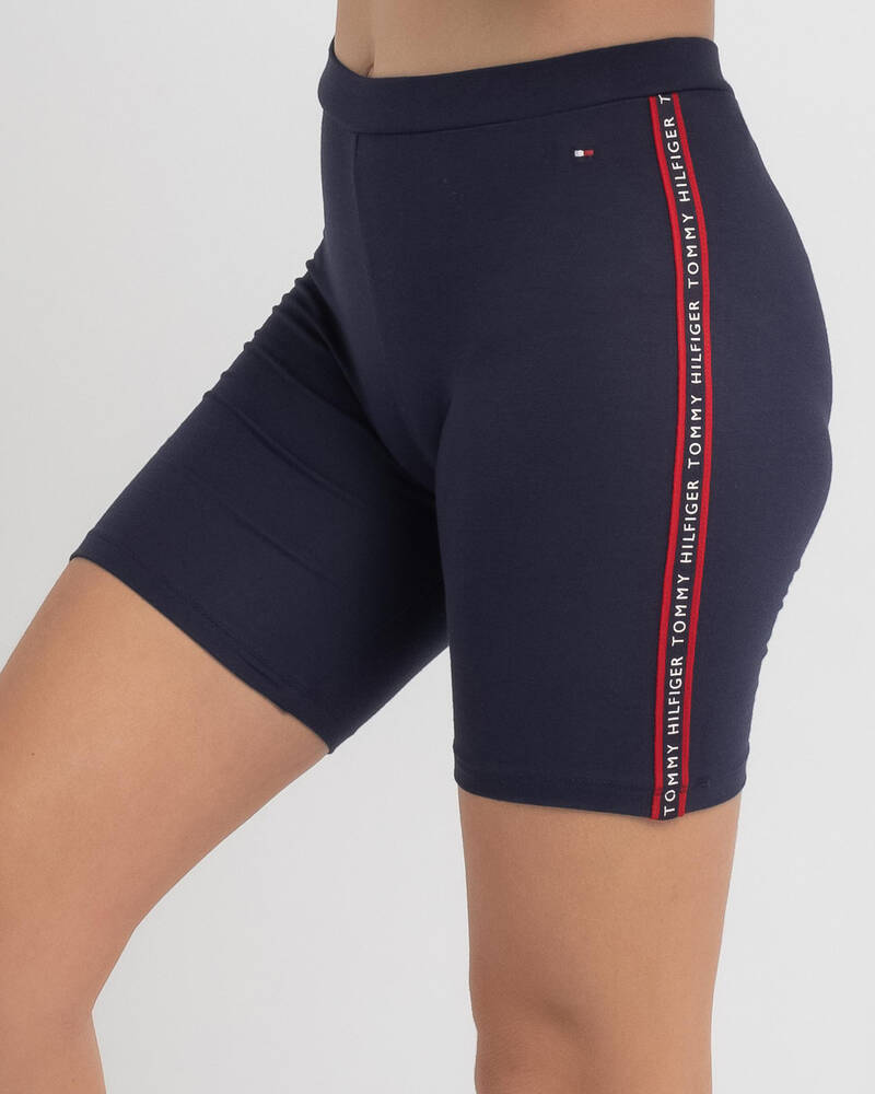 Tommy Hilfiger Girls' Essential Cycling Shorts In Twilight Navy Fast