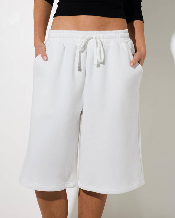 Malibu Life Lori Longline Track Shorts for Womens