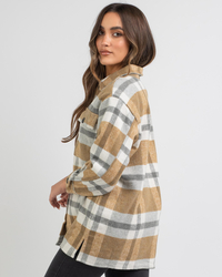 Ava And Ever Charlie Shacket for Womens image number null