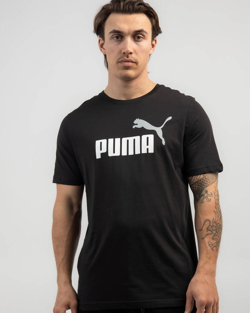 Puma ESS+2 Col Logo T-Shirt for Mens