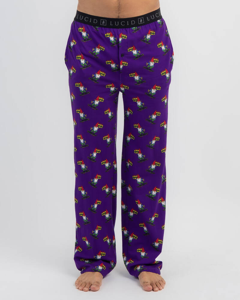 Lucid Gnarly Gnomes Pyjama Pants for Mens
