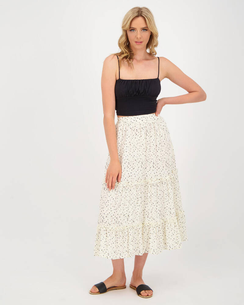 Mooloola Poppy Midi Skirt for Womens