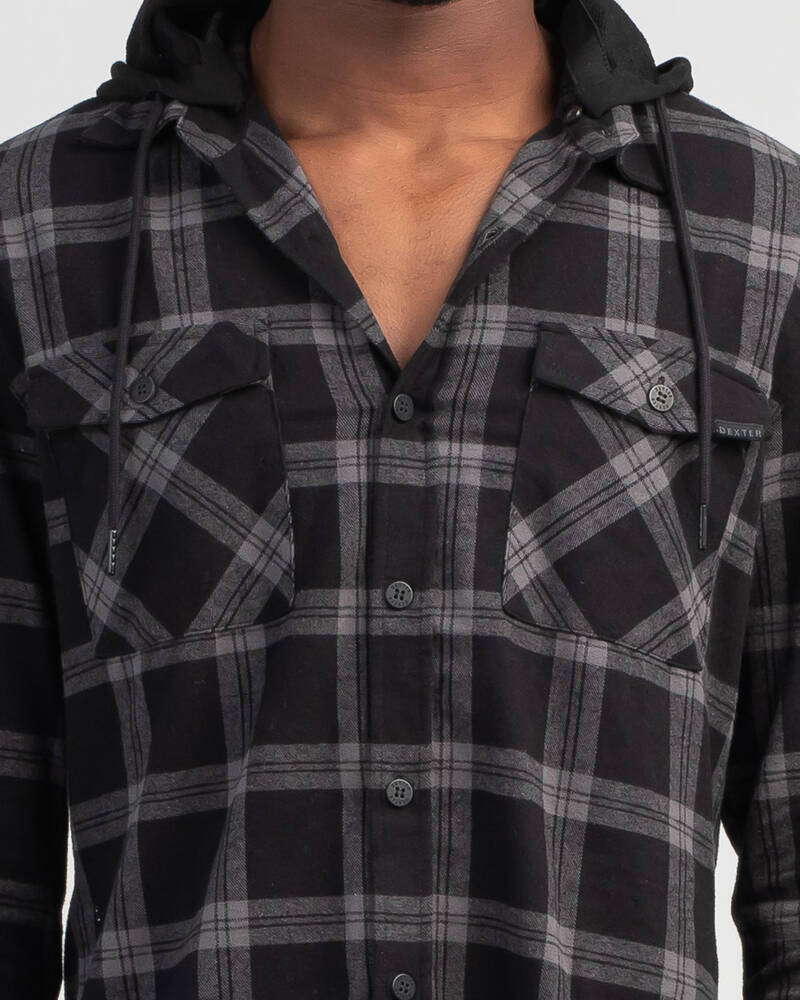 Dexter ZFG Hooded Flannel Shirt for Mens
