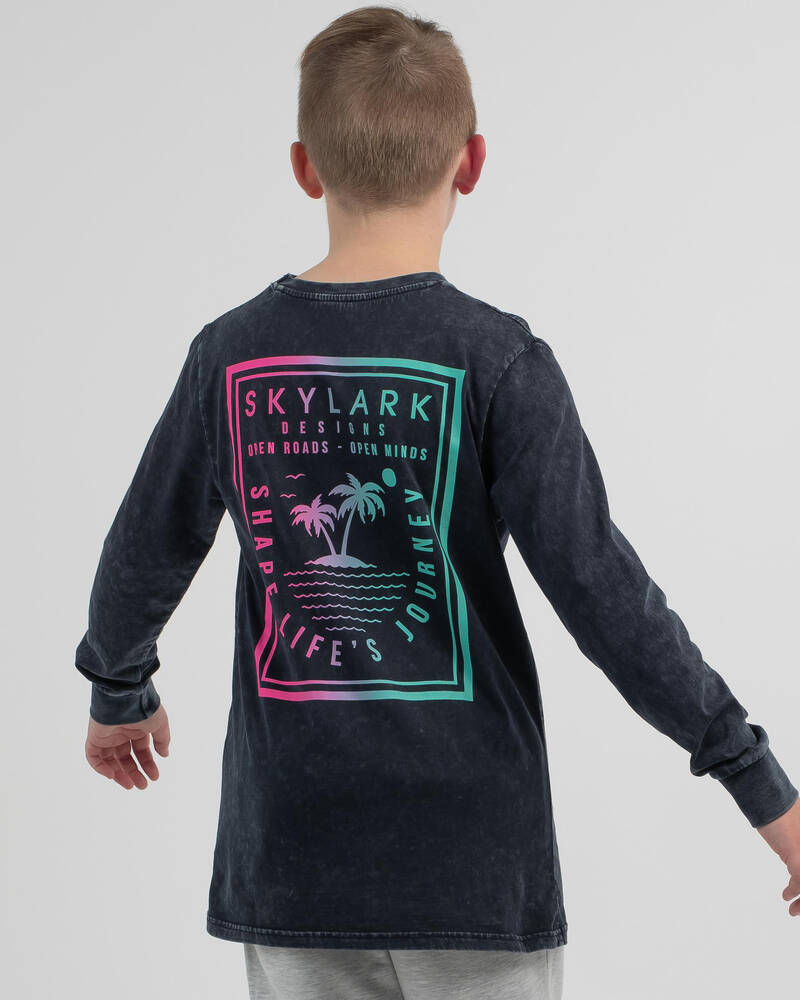 Skylark Boys' Mellow Long Sleeve T-Shirt for Mens