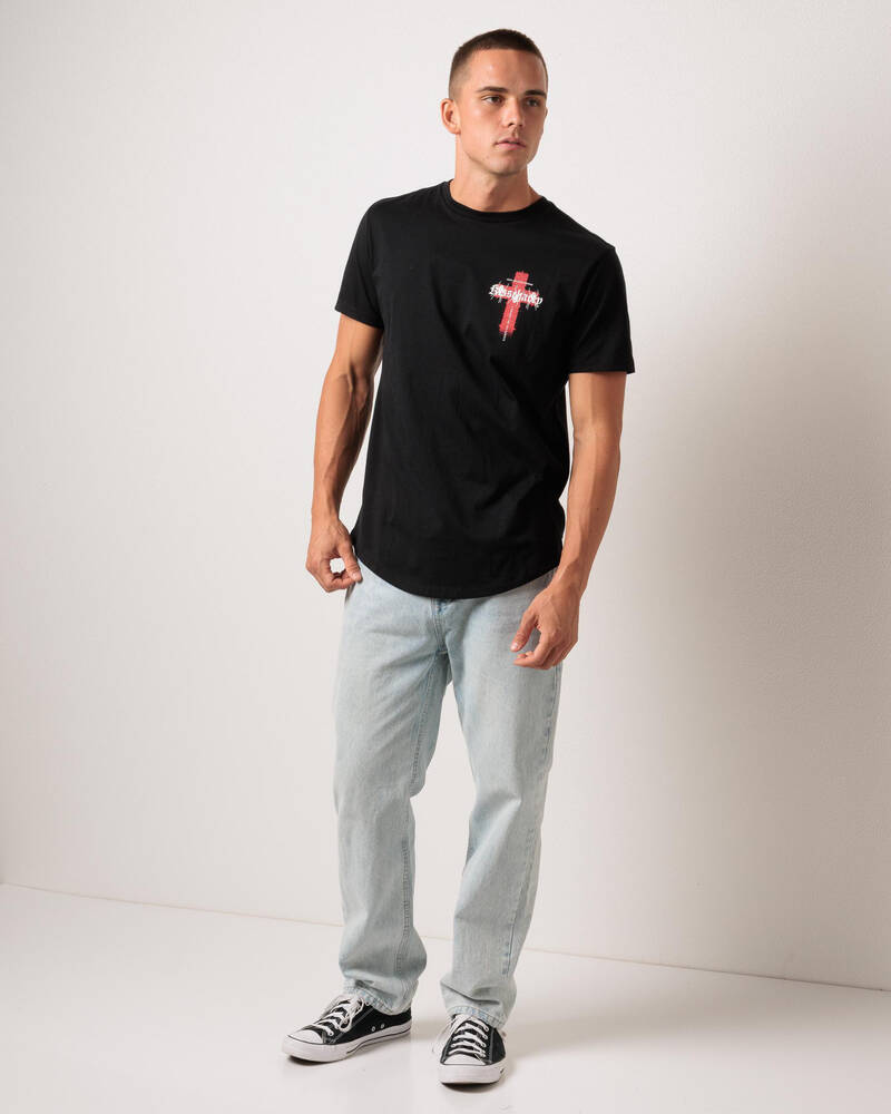 Kiss Chacey Thunder Dual Curved T-Shirt for Mens