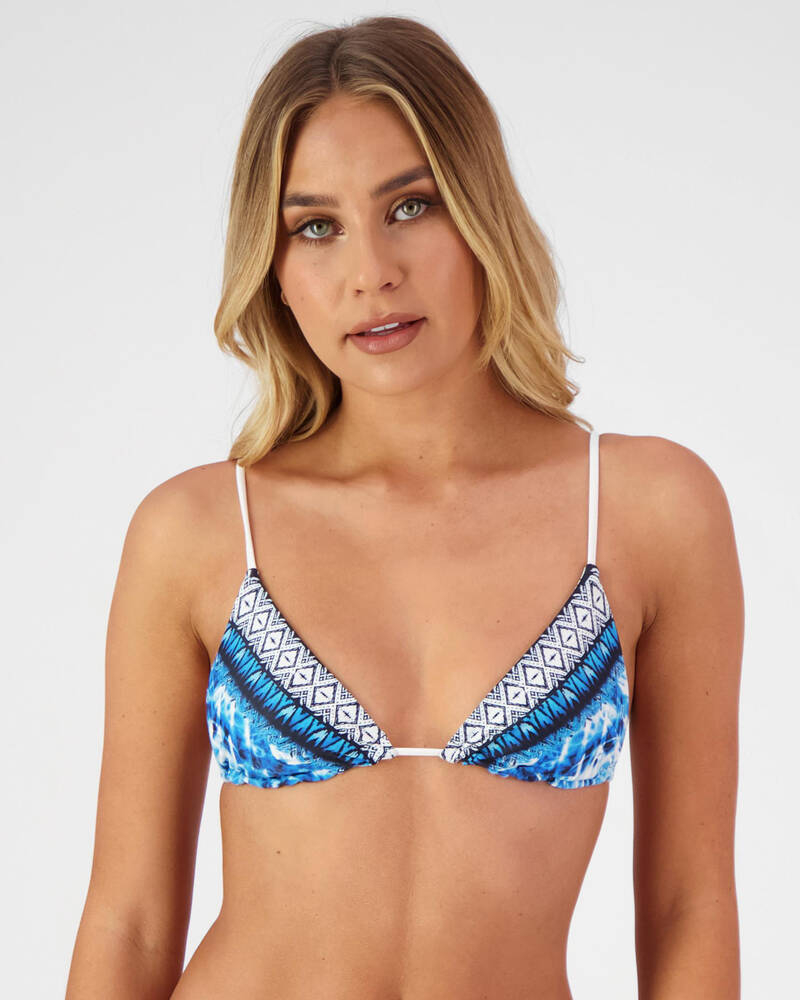 Rusty Blu Grotto Bikini Top for Womens