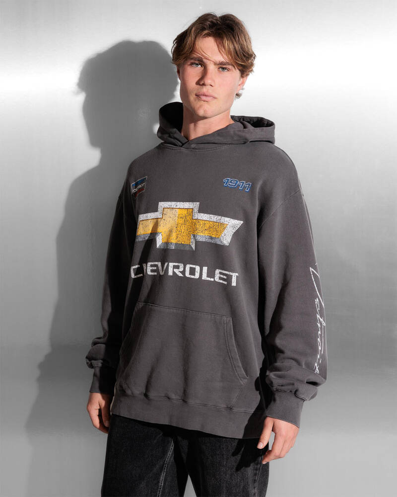 Gilroy Chevrolet Badge Vintage Hoodie for Mens