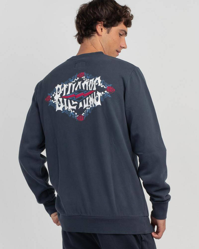 Billabong Shadow Diamond Crew Sweatshirt for Mens