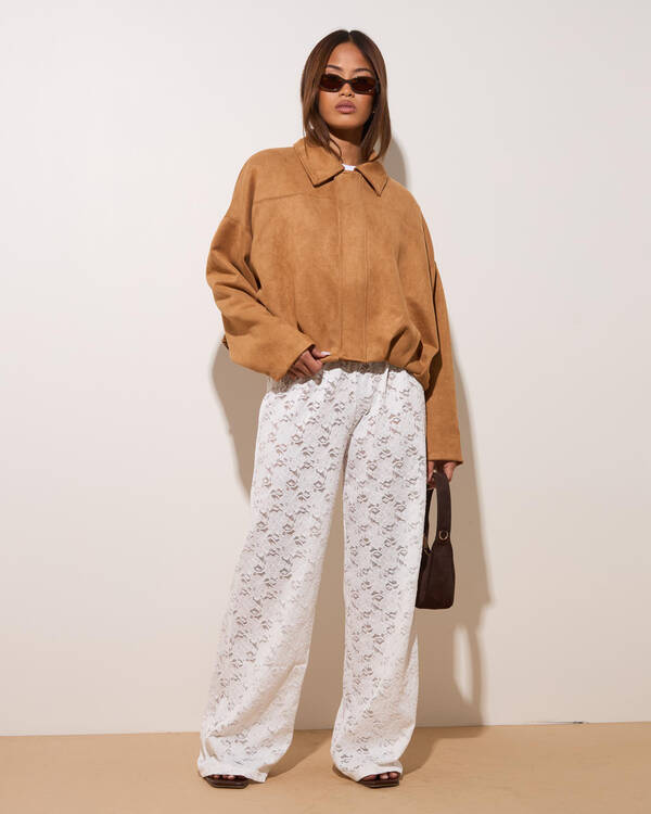 Ava And Ever London Faux Suede Jacket for Womens