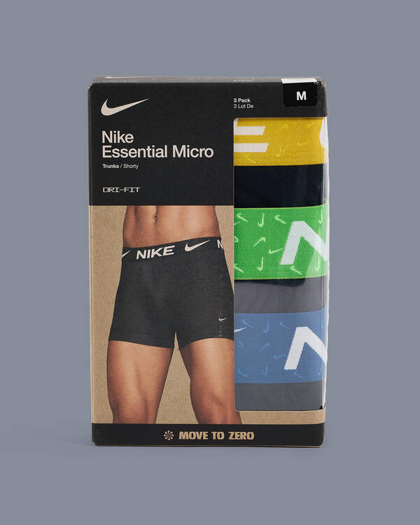 Nike Essential Micro Trunk 3 Pack for Mens