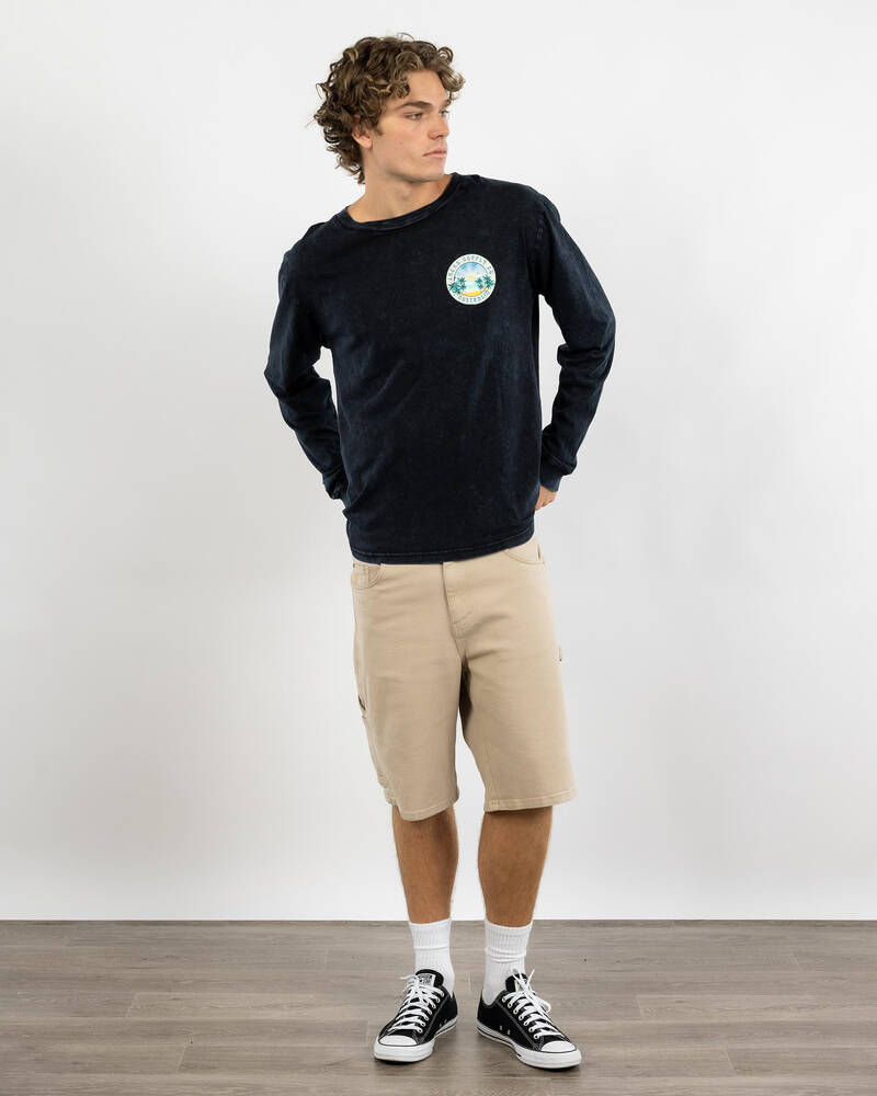 Jacks Arecaceae Long Sleeve T-Shirt for Mens