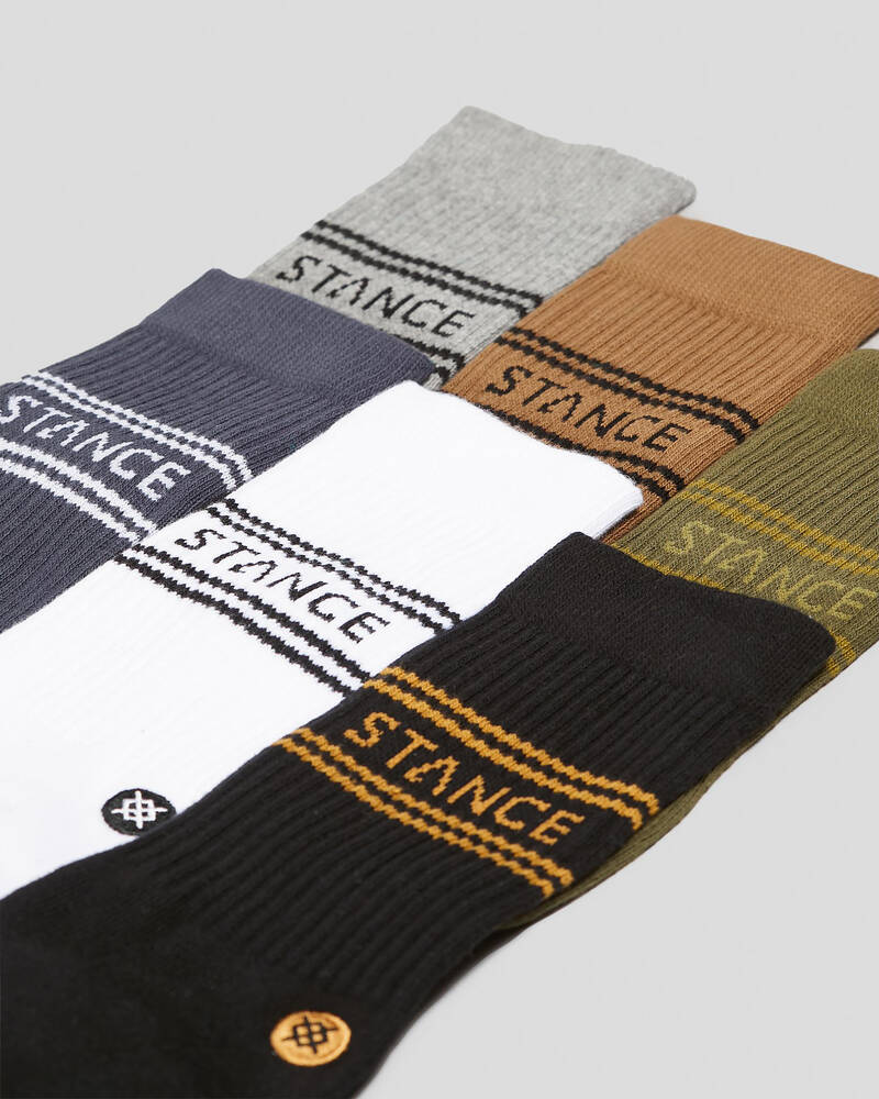 Stance Basic Crew Socks 6 Pack for Mens