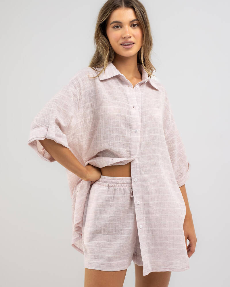 Rusty Siena Oversized Shirt for Womens