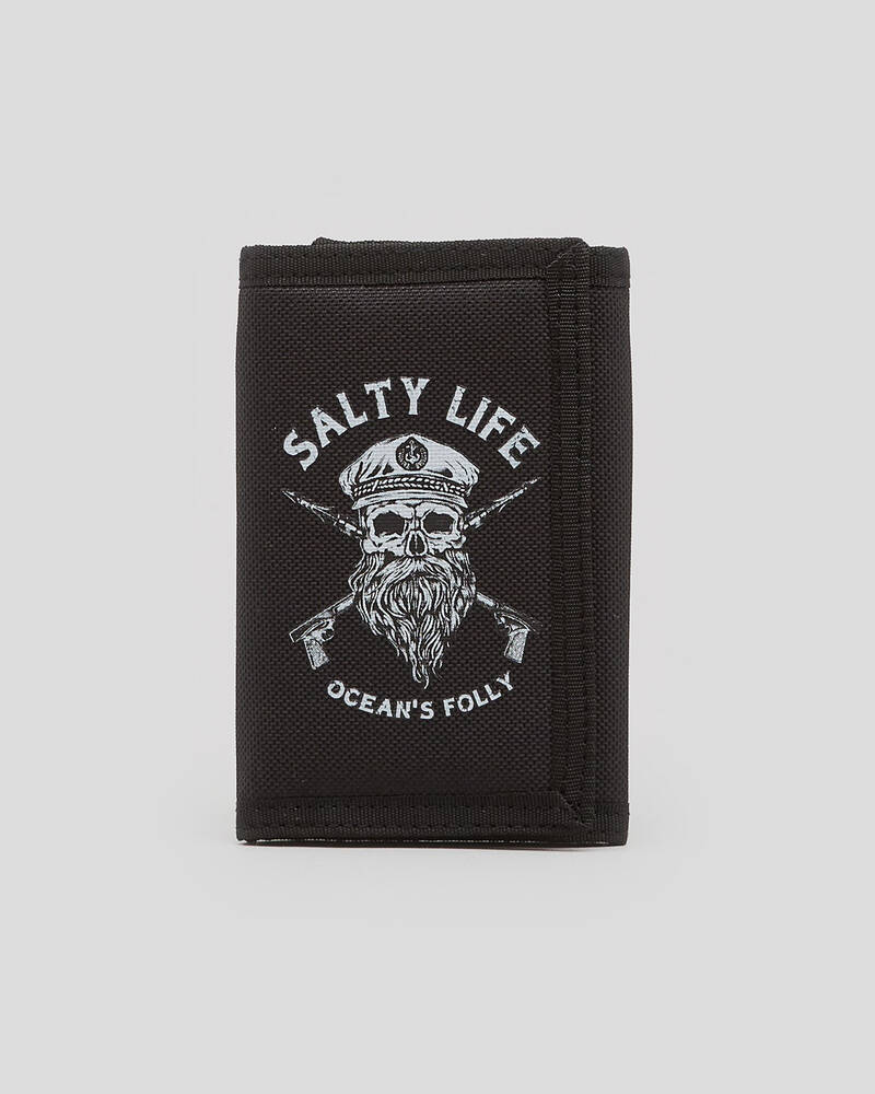 Salty Life Blackbeard Wallet for Mens