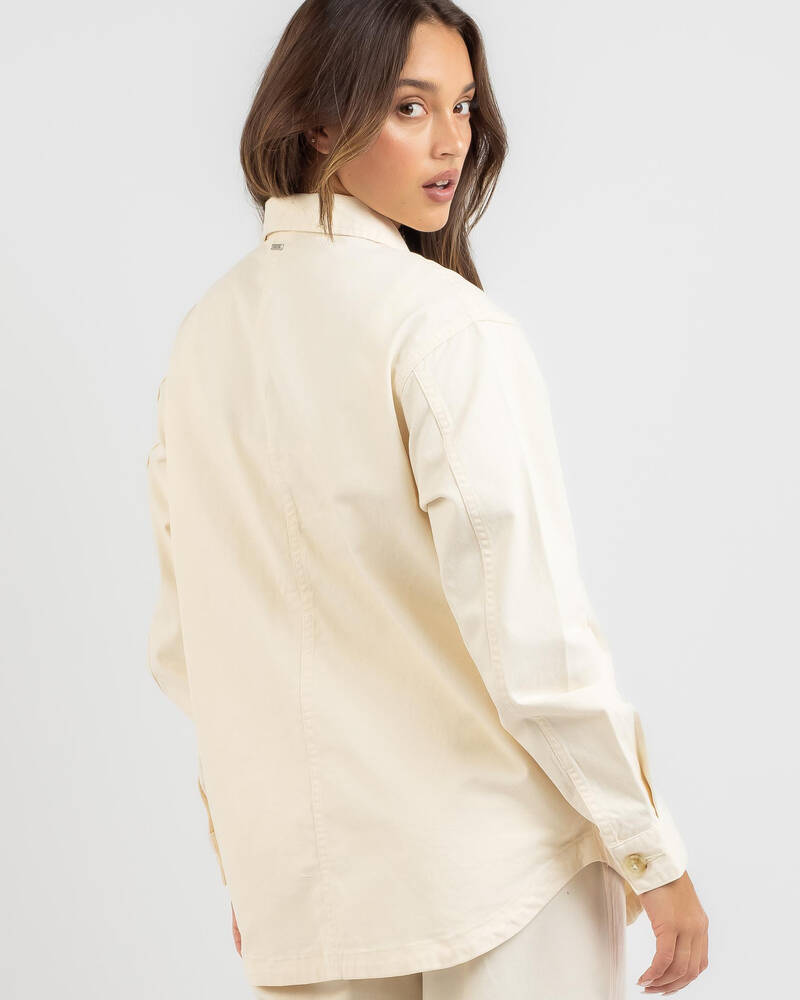 RVCA Twill Shacket for Womens