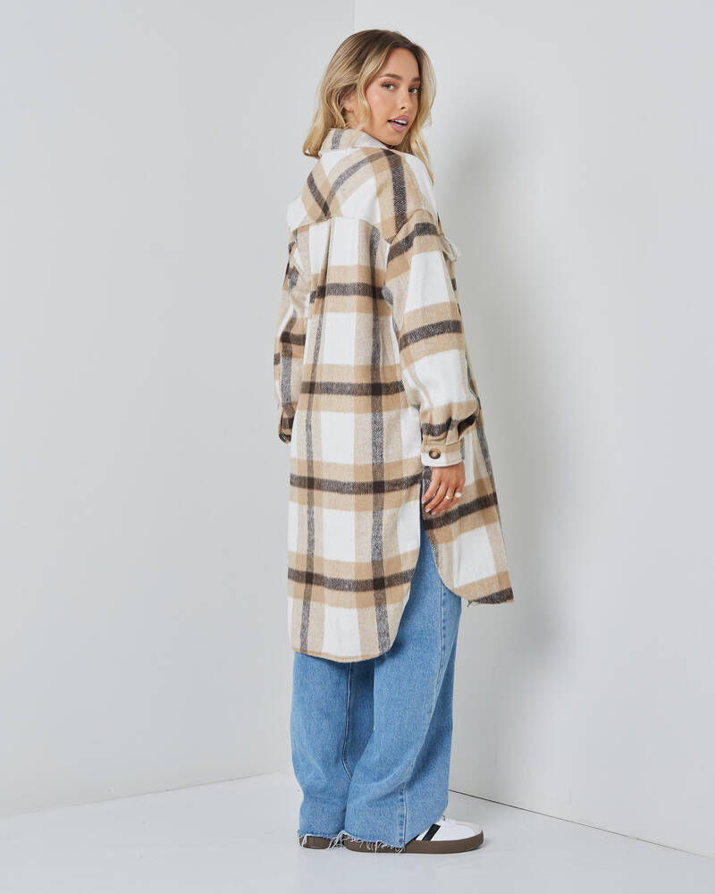 Ava And Ever Hayden Long Shacket for Womens