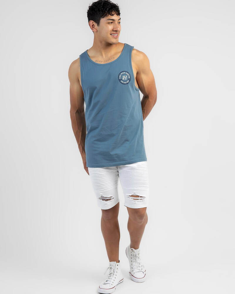 The Mad Hueys Surf Fish Party Singlet for Mens