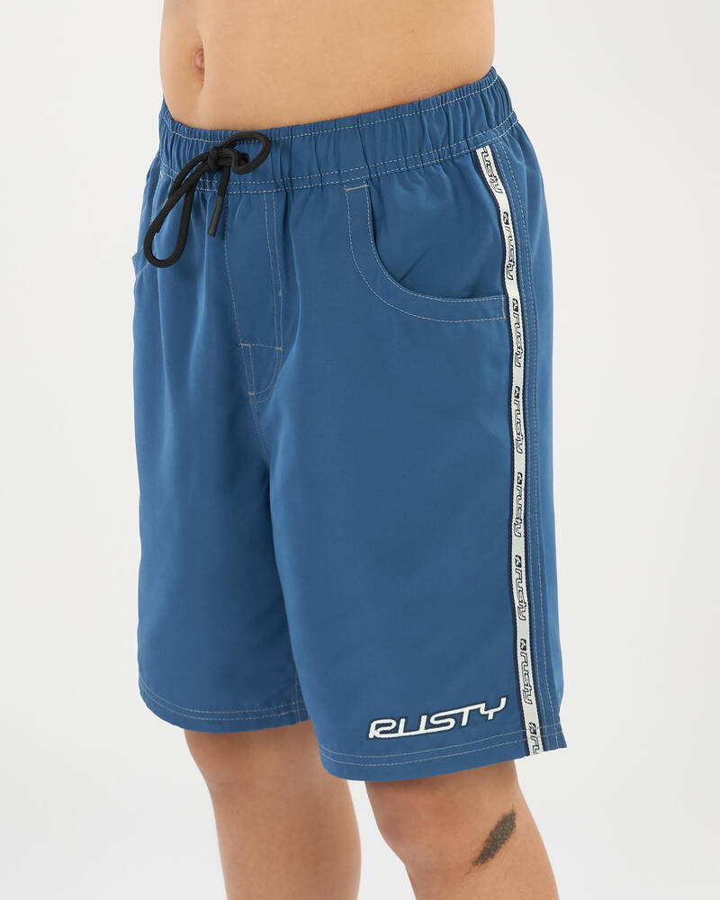 Rusty Boys' Flip Daddy Elastic Board Shorts for Mens