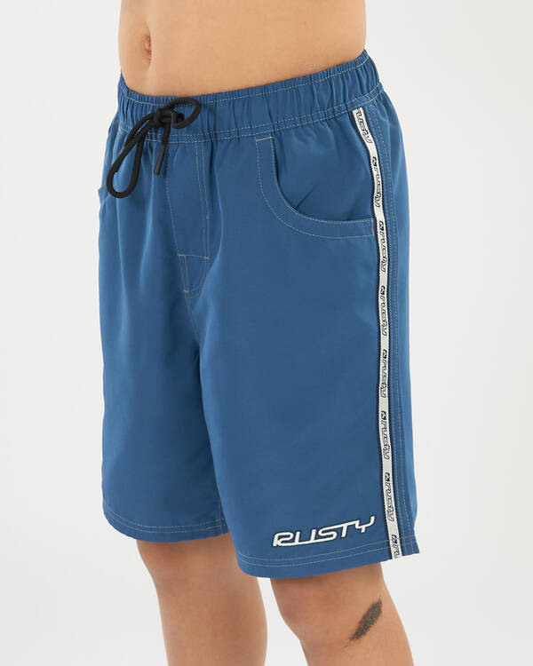 Rusty Boys' Flip Daddy Elastic Board Shorts for Mens
