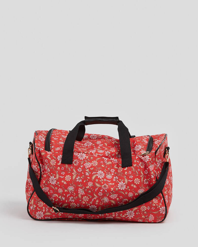 Mooloola Coral Sunset Overnight Bag for Womens