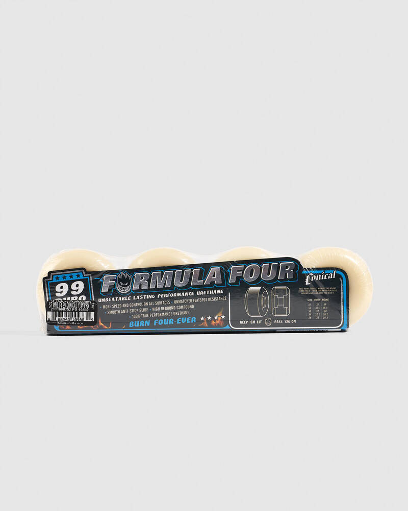 Spitfire F4 99D Conical 52mm Skateboard Wheels for Unisex