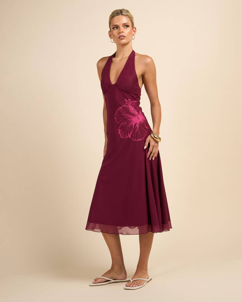 Mooloola Halo Midi Dress for Womens