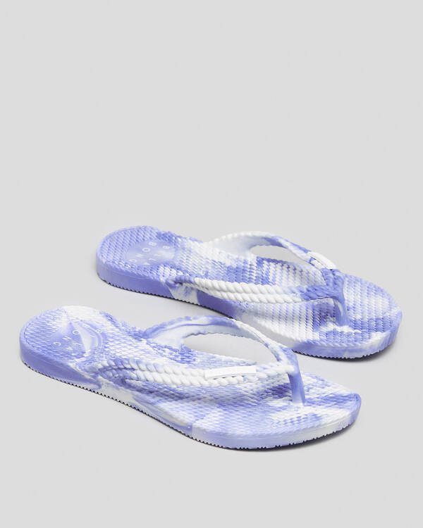 Girls' Kicks Marble Thongs