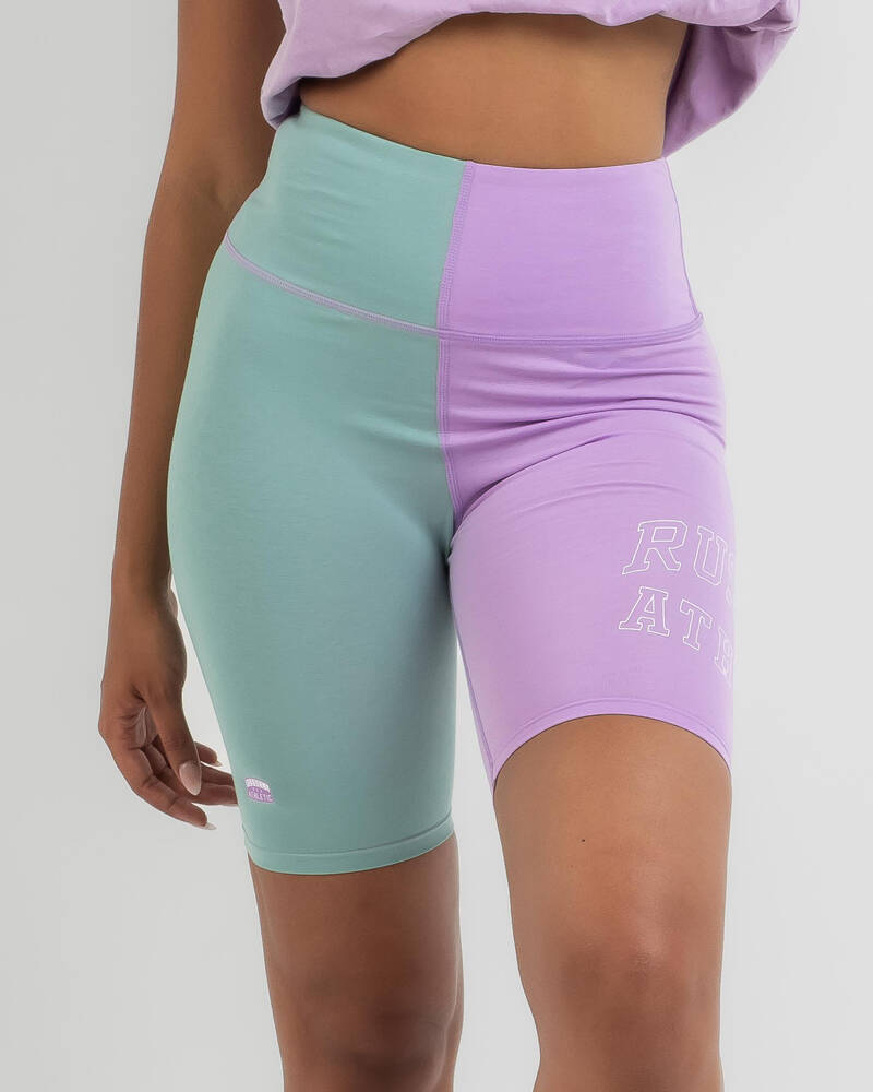 Russell Athletic Two Tone Bike Shorts for Womens