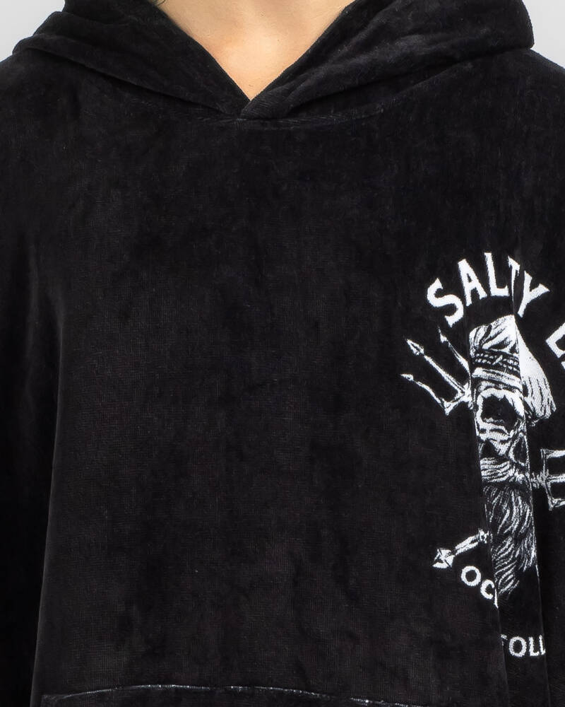 Salty Life Oceans Hooded Towel for Mens