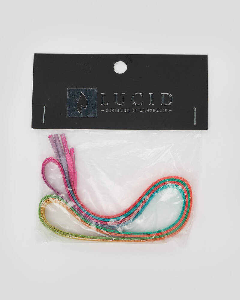 Lucid Rainbow Shoe Laces for Unisex