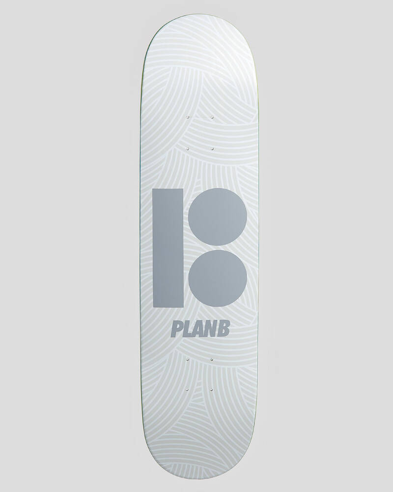Plan B Team Texture 8.0" Skateboard Deck for Mens