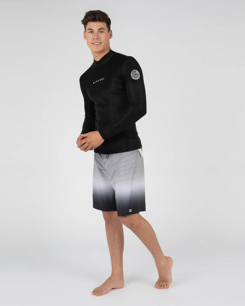 Rip Curl Dawn Patrol Reversible Long Sleeve Wetsuit Top for Mens
