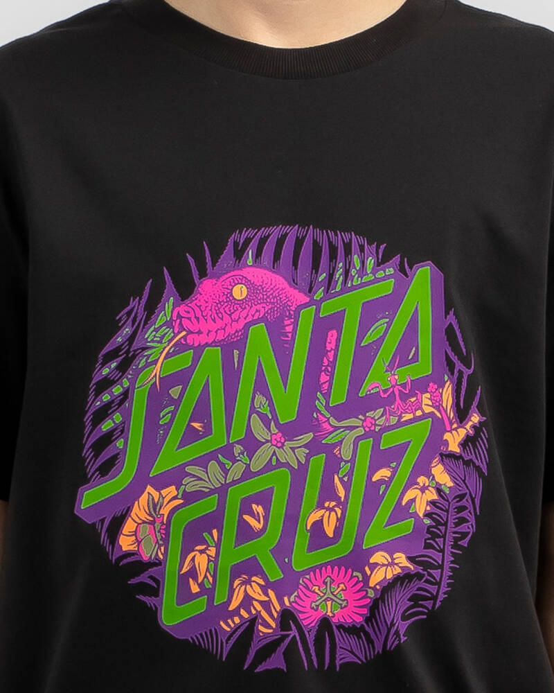 Santa Cruz Boys' ASP Flores Dot T-Shirt for Mens