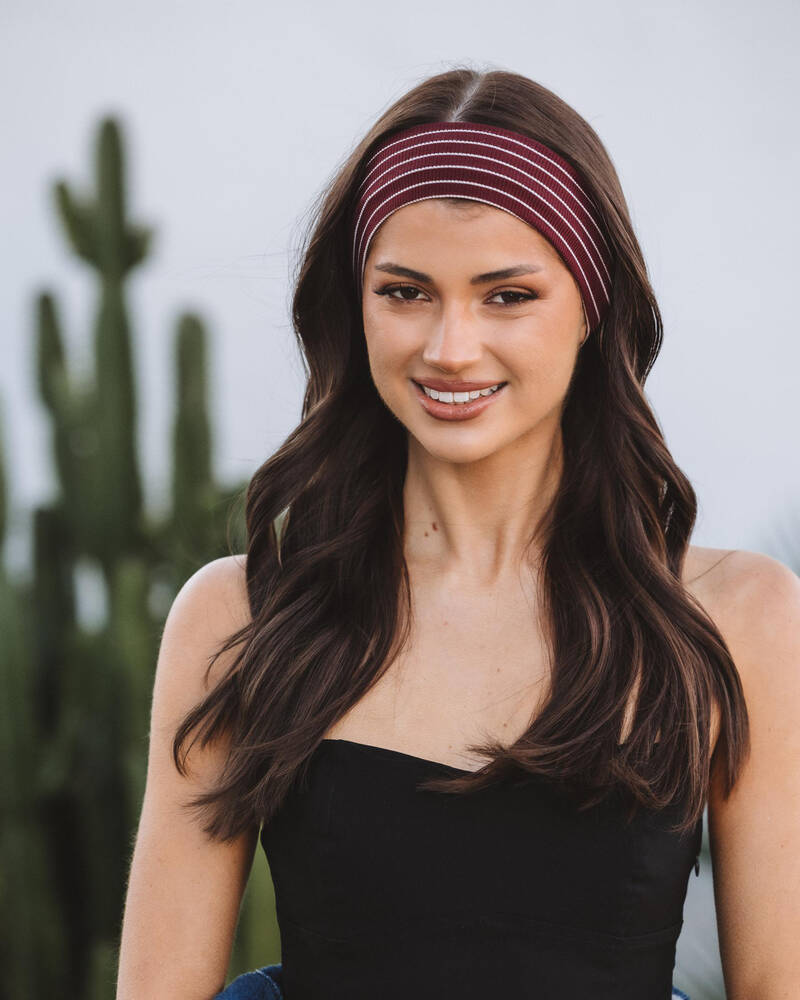 Karyn In LA Stripe Stretch Headband Pack for Womens