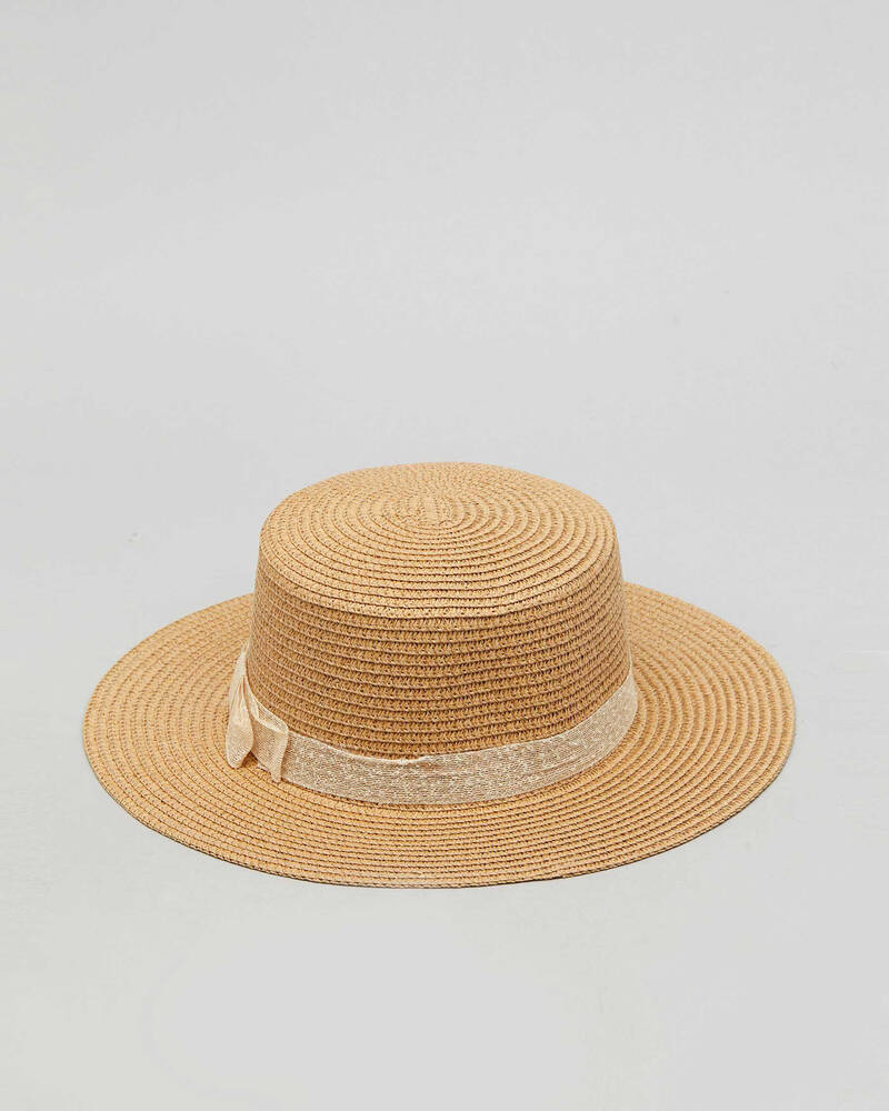 Mooloola Faro Boater Hat for Womens