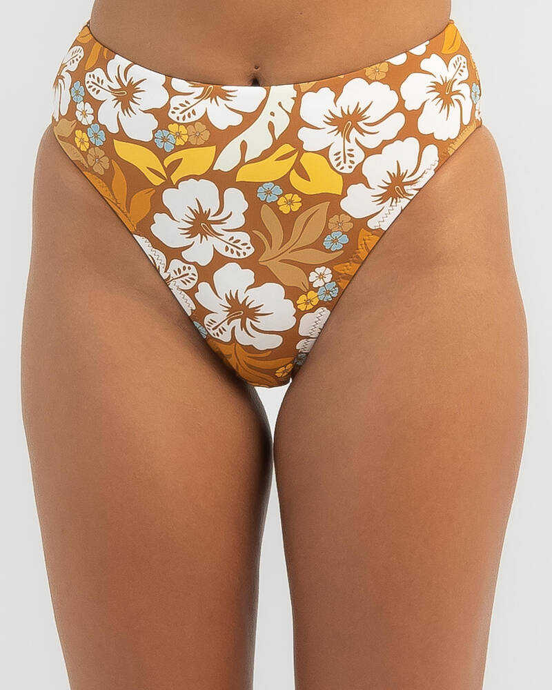 Rhythm Pacific Floral High Waist Bikini Bottom for Womens