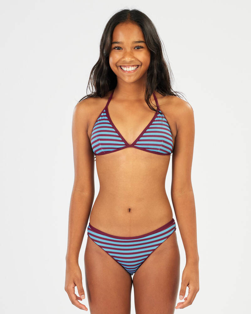 Topanga Girls' Maggie Fixed Triangle Bikini Set for Womens