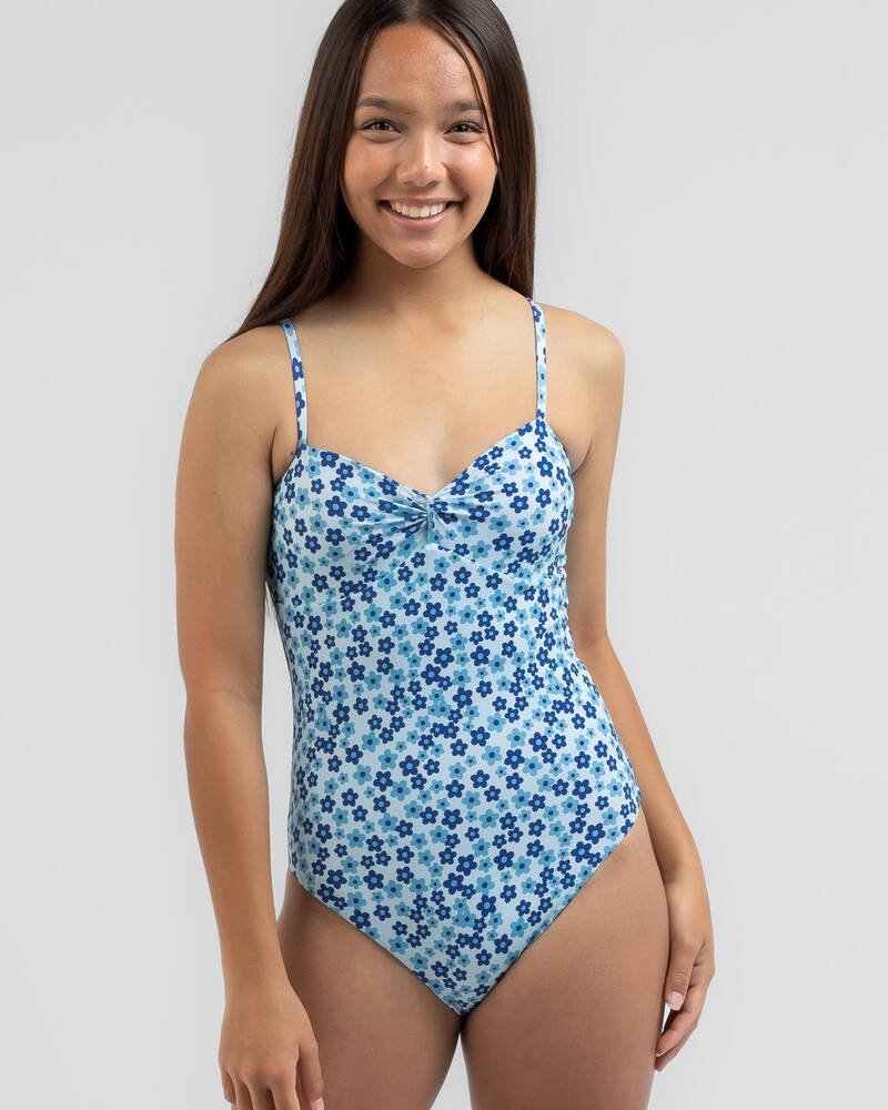 Kaiami Girls' Cassie Twist One Piece Swimsuit for Womens
