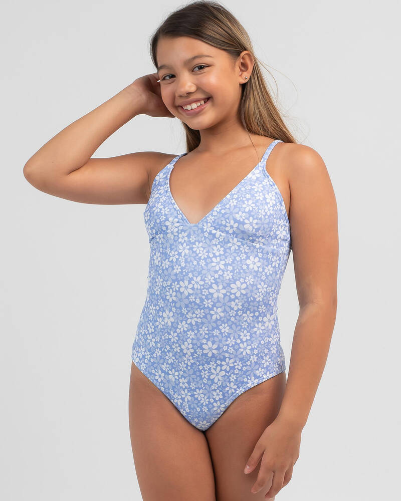 Kaiami Girls' Blossom One Piece Swimsuit for Womens