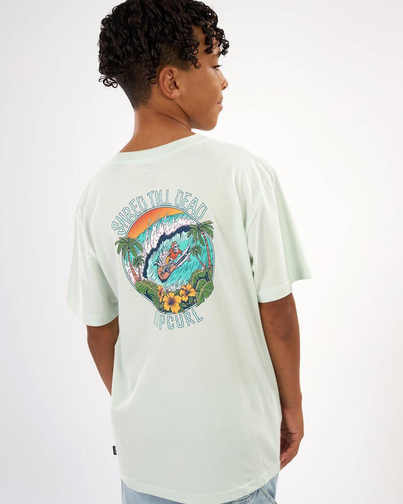 Rip Curl Boys' Shred Til Dead T-Shirt for Mens